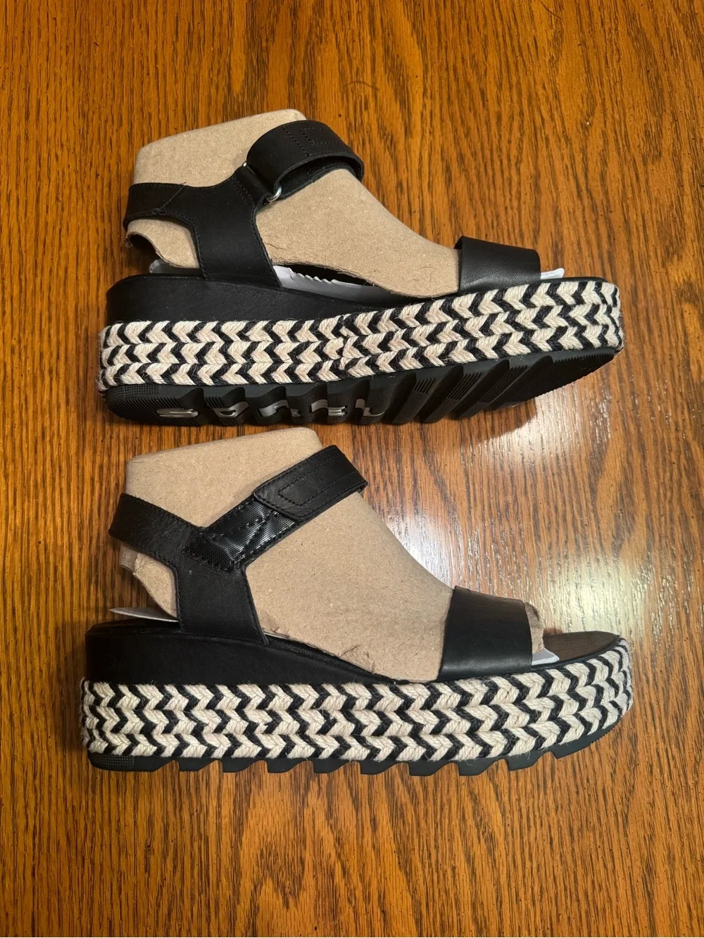 Sorel Cameron Flatform Sandals with Braided Sole